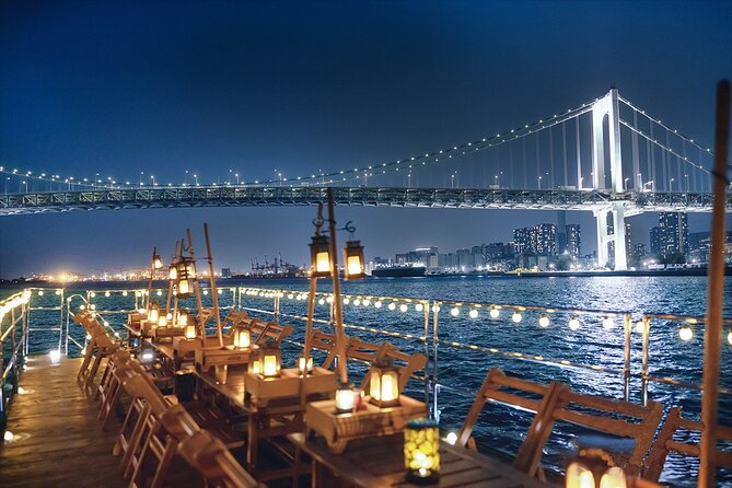 Tokyo Bay Yakatabune Dinner/Day Cruise with Japan Show and Drinks - Fuji TV and the changing Tokyo waterfront