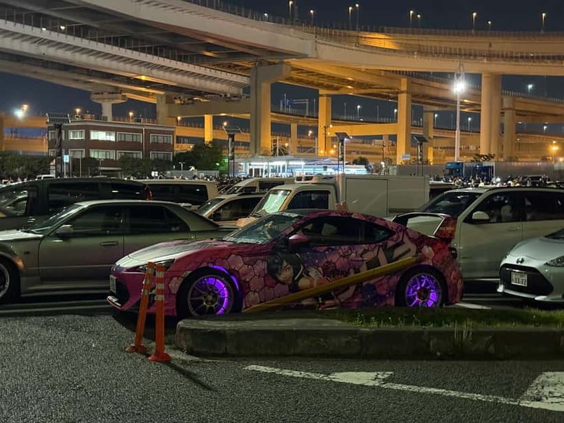 Tokyo: Best Price Daikoku Parking Area JDM Car Meet - When the plan changes