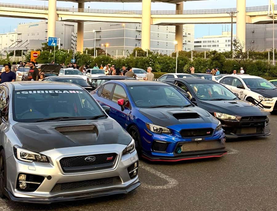 Tokyo: Daikoku PA & Shibuya Private Tour in a WRX STI - Cruising Shibuya after dark