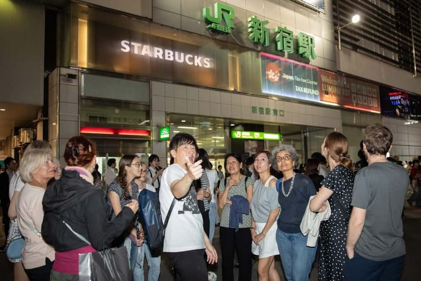 Tokyo: Dark Side of Tokyo Shinjuku Red Light Walking Tour - Finding the group at Shinjuku Station