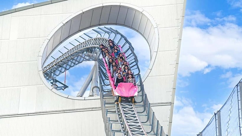 Tokyo Dome City Attractions 5-Ride Ticket - Thunder Dolphin, Tokyo views with a jolt