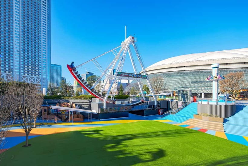 Tokyo Dome City Attractions 5-Ride Ticket - Family rides, arcades, and the fountain show