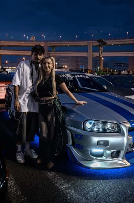 Tokyo Drift: Modfied Supra Night JDM Daikoku Experience - Rainbow Bridge and Tokyo after dark