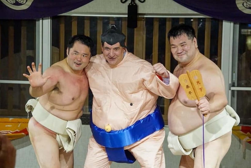 Tokyo: Family Sumo Workshop & Live Wrestling Show with Lunch - Who will enjoy this most?