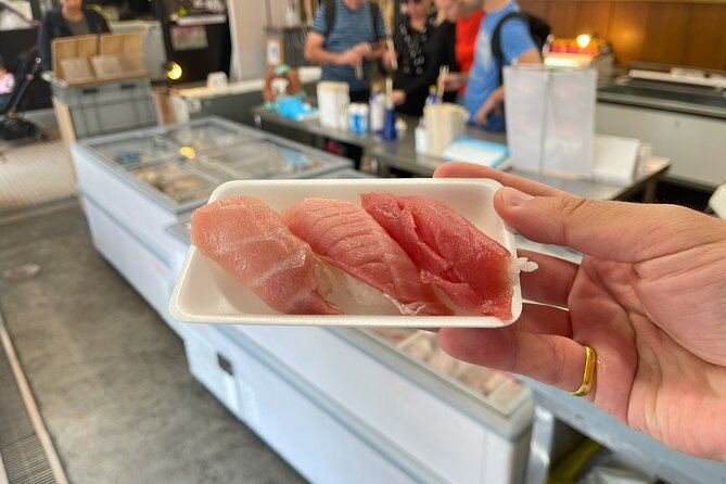 Tokyo Food Tour Taste Fresh Delights at Tsukiji Market - Starting near the Lawson convenience store