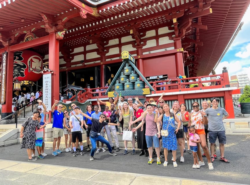 Tokyo: Meiji Shrine, Asakusa, Skytree Bus Tour and Cruise - Asakusa: matcha, lunch, and old Tokyo streets