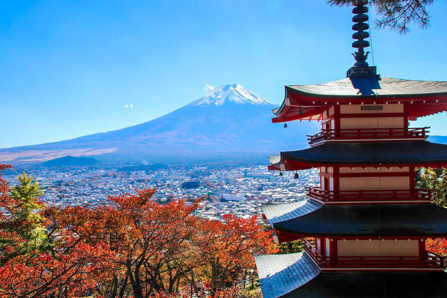 Tokyo:Mt.Fuji,Kawaguchiko Oishi Park,Arakurayama Sengen Park - Chureito Pagoda, Japan’s Famous Fuji Frame