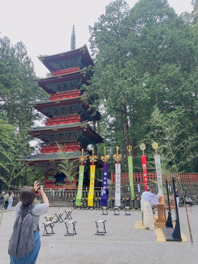Tokyo: Nikko Private Customize Tour English Driver & Guide - Shinkyo Bridge and the red-painted photo stop