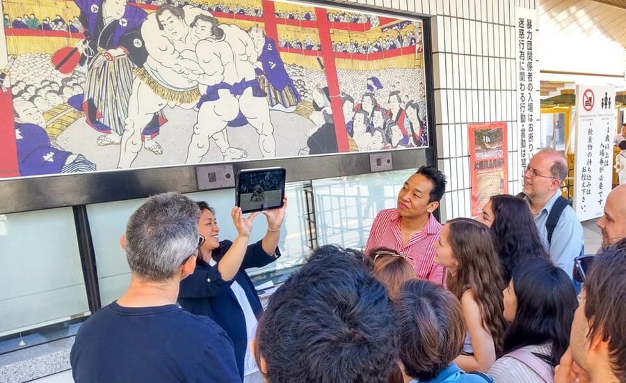 Tokyo: Not a show- a professional sumo practice with experts - Ryōgoku Edo NOREN and the final 30 minutes