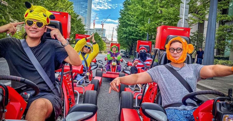 Tokyo: Original Street Kart Experience from Akihabara - Marunouchi and the Imperial Palace view