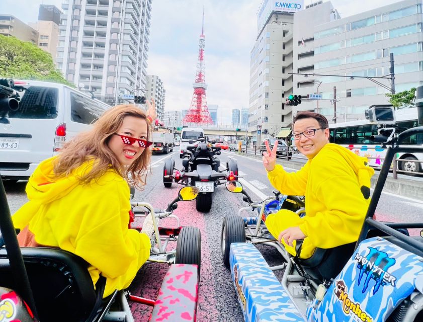 Tokyo: Premium Go-Kart Tour with Tower & Shibuya Crossing - Tokyo Tower brings the best photo backdrop