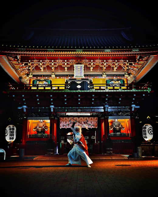Tokyo: Samurai Entertainment Night Show in Kanda Shrine - A samurai story with theater, dance, and folklore
