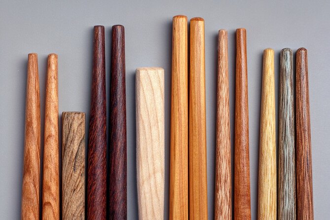 Tokyo Shinjuku Chopsticks Making Class - Choosing Wood by Grain, Color, and Scent