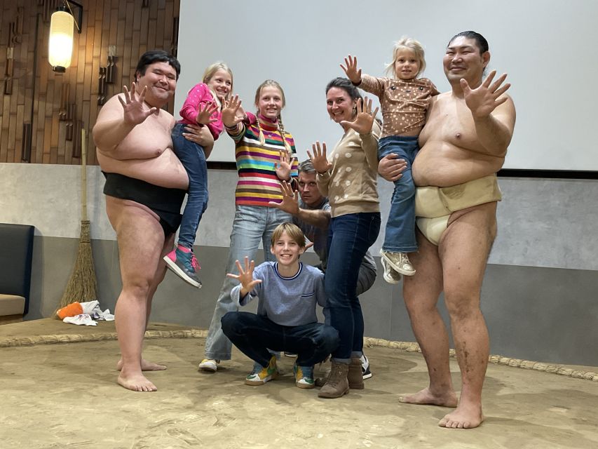 Tokyo: Sumo Experience and Chanko Nabe Lunch - Watching former wrestlers demonstrate their strength