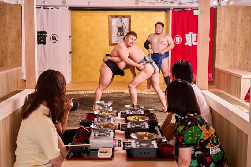 Tokyo Sumo Experience: Chanko & Mochi with a Former Pro - What happens when you take your seat