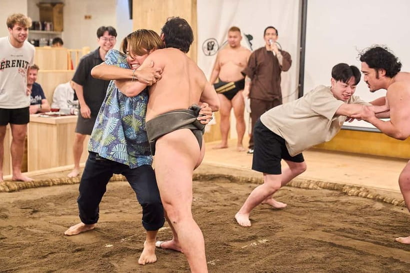 Tokyo Sumo Experience: Chanko & Mochi with a Former Pro - Mochi pounding is more fun than it sounds