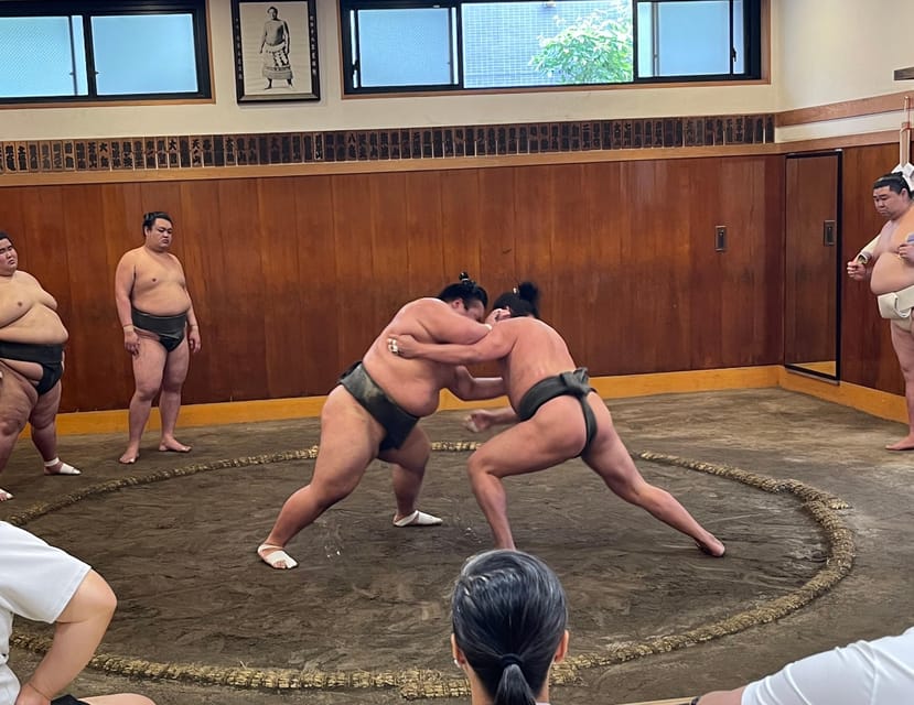 Tokyo: Sumo Morning Practice with Photo Banzuke and Guide - Meeting at Kiyosumi-Shirakawa Station