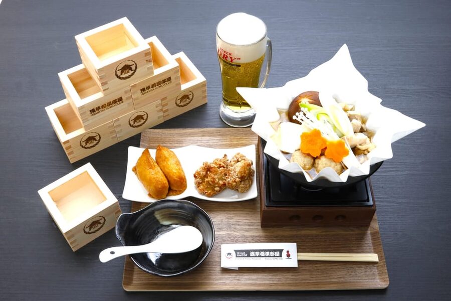 Tokyo: Sumo Show Experience with Chicken Hot Pot and a Photo - Chicken chanko-nabe and the all-you-can-eat meal