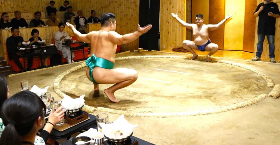 Tokyo: Sumo Show Experience with Chicken Hot Pot and a Photo - Souvenir photo and the final gift bag