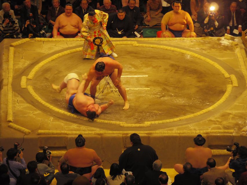 Tokyo: Sumo Tournament Tour with Chair Seat Tickets - The Makuuchi Bouts Begin at 4:10 PM