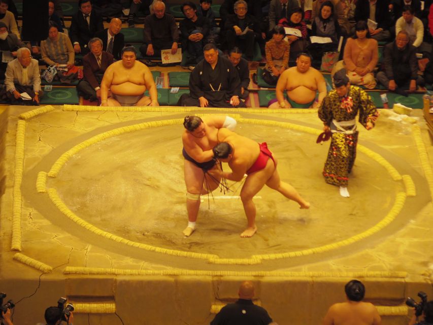Tokyo: Sumo Tournament Tour with Chair Seat Tickets - Food, Lunch Options, and What to Bring
