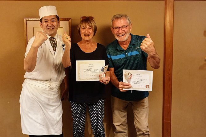 Tsukiji Fish Market Guided Tour and Sushi Making with Pro Chef - Eating what you make