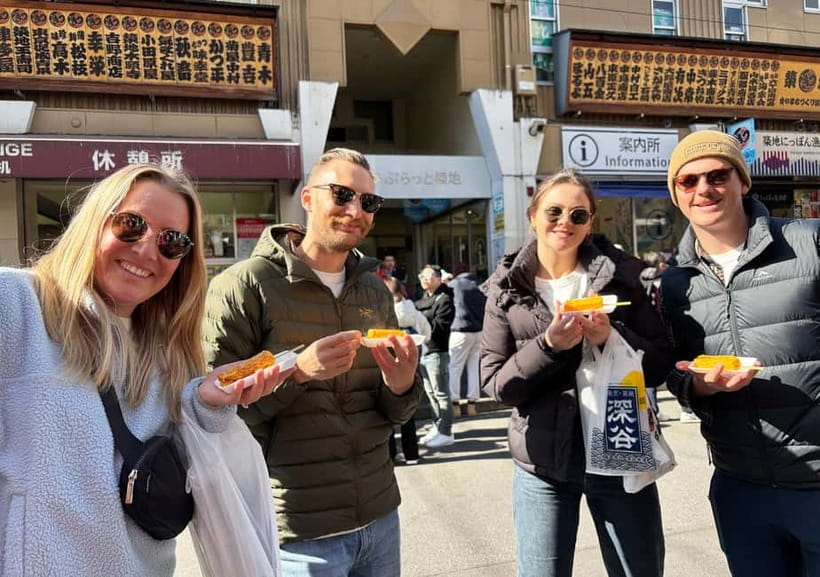 Tsukiji Fish Market: Street Food & Culture Walking Tour - Meeting at Tsukiji Hongwanji Temple