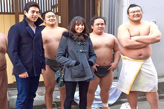 Watch Sumo Morning Practice at Stable in Tokyo - Floor seating can make or break the morning